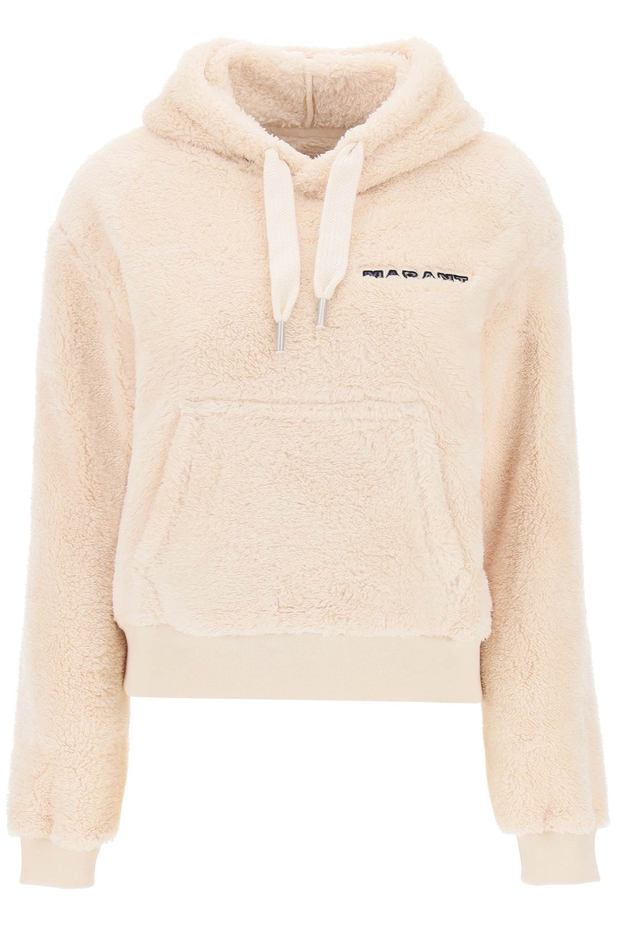 Isabel marant etoile maeva hoodie with logo embroidery