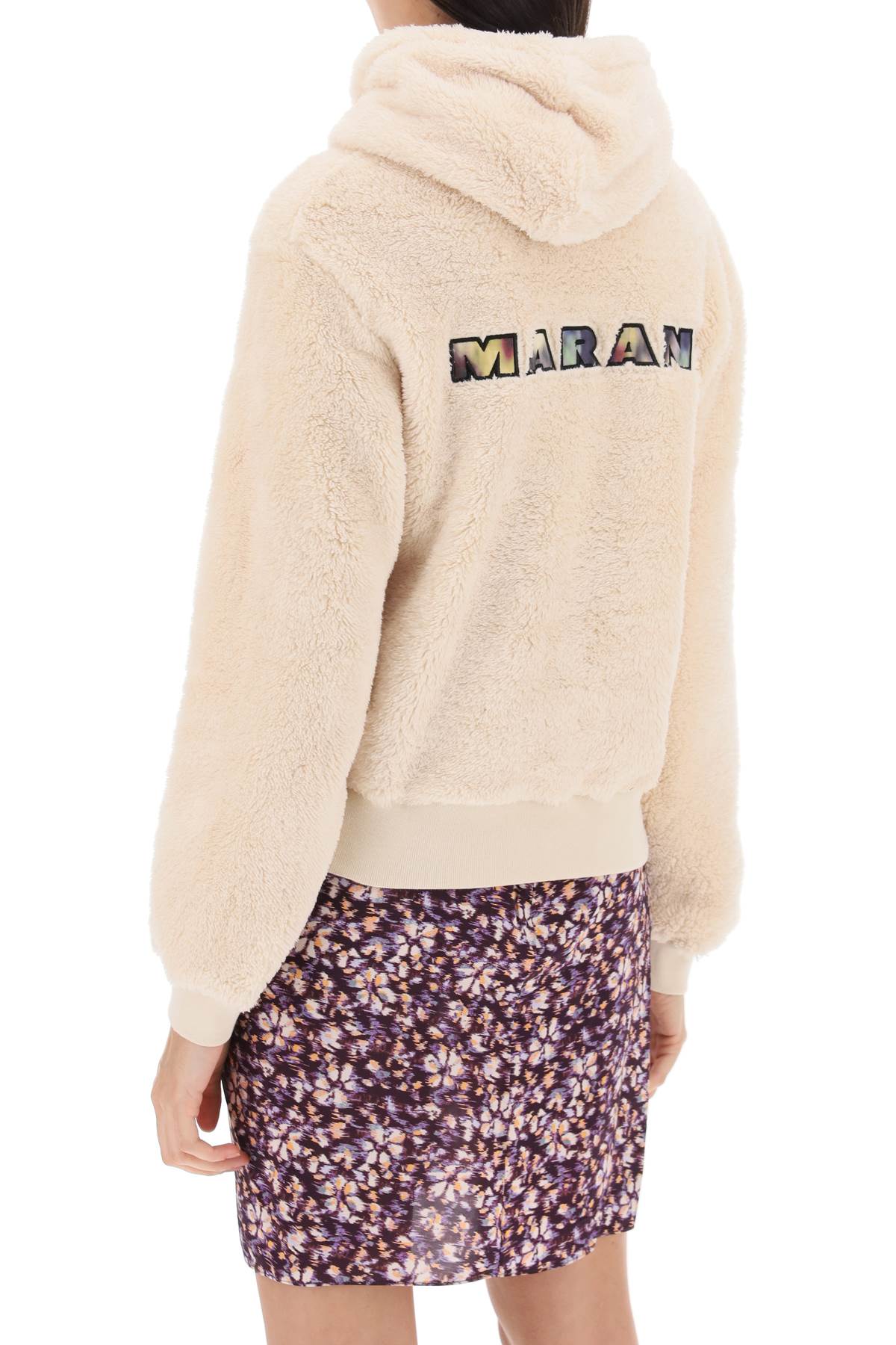 Isabel marant etoile maeva hoodie with logo embroidery