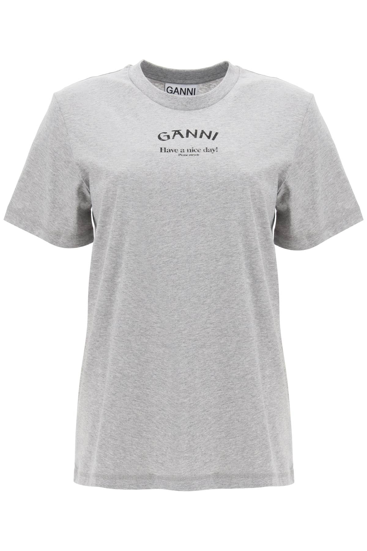 Ganni t-shirt with logo print