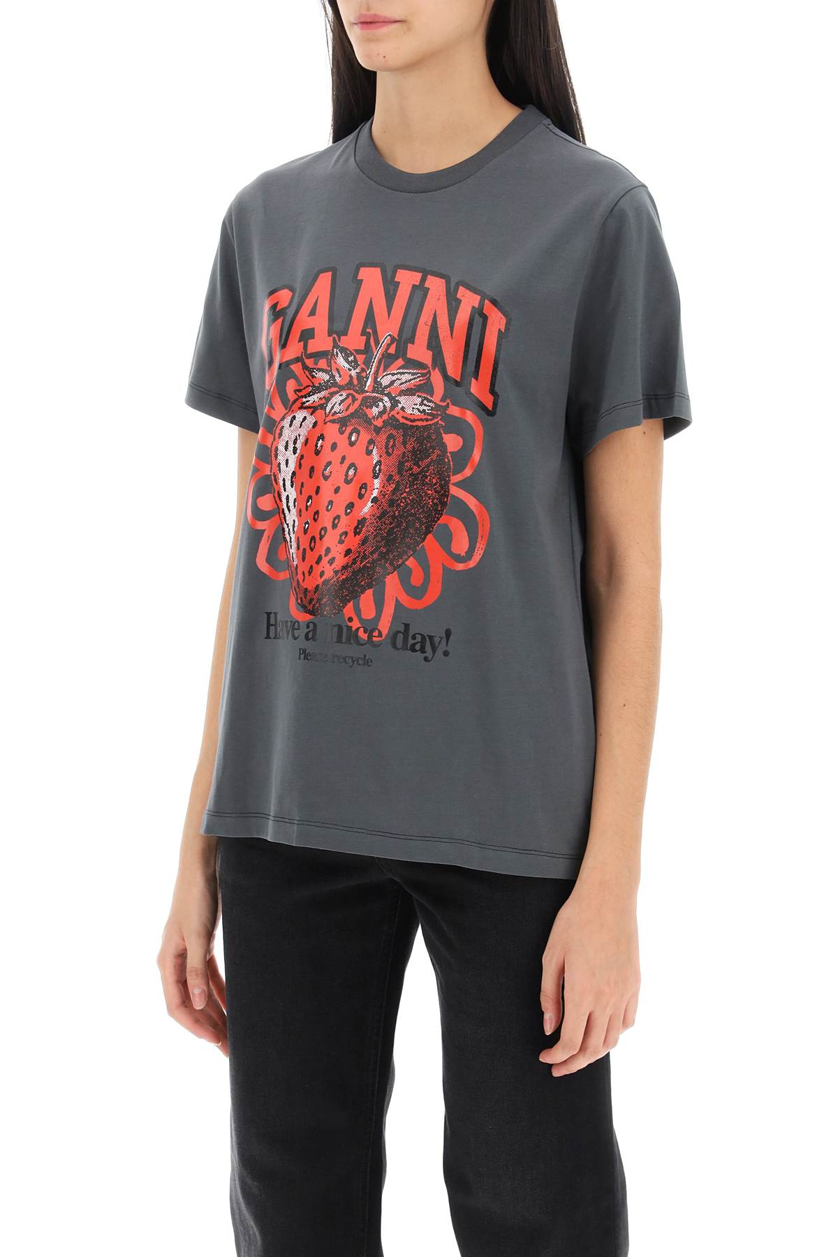 Ganni t-shirt with graphic print