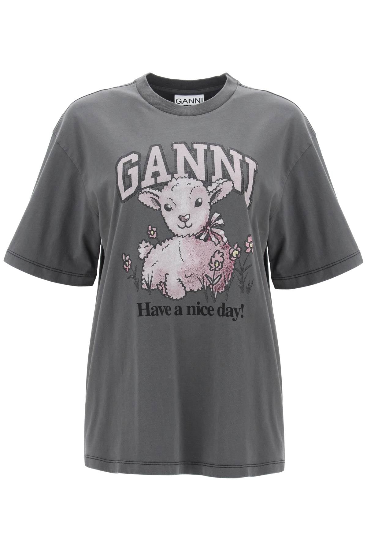 Ganni t-shirt with graphic print