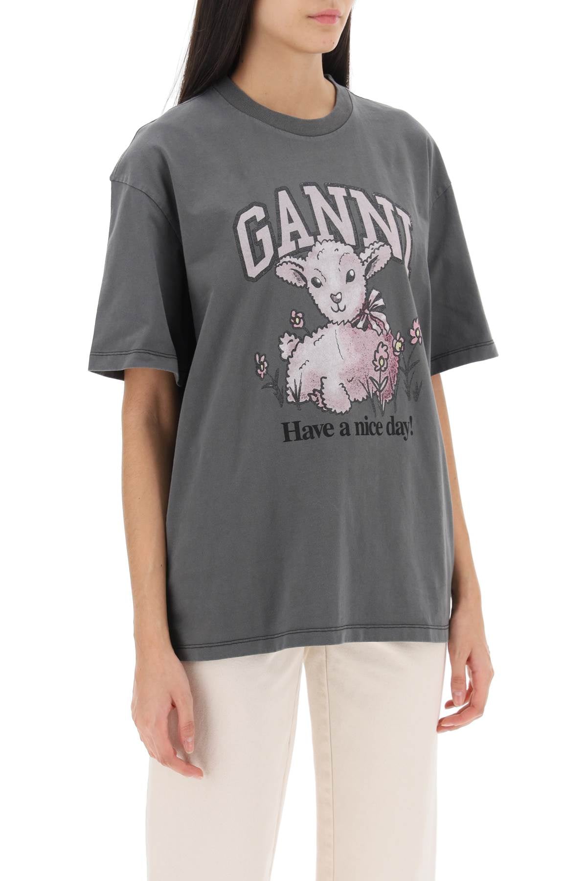 Ganni t-shirt with graphic print