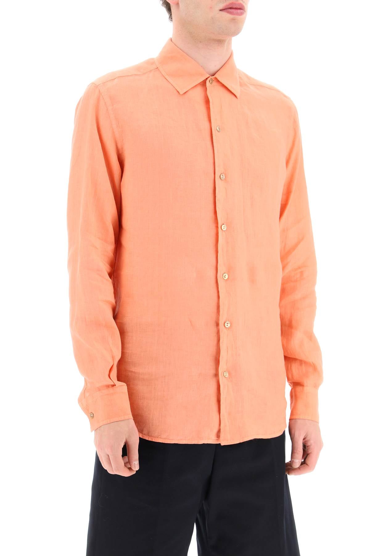 Agnona classic linen shirt