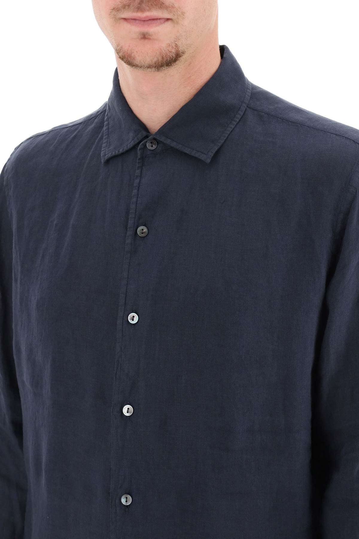 Agnona classic linen shirt