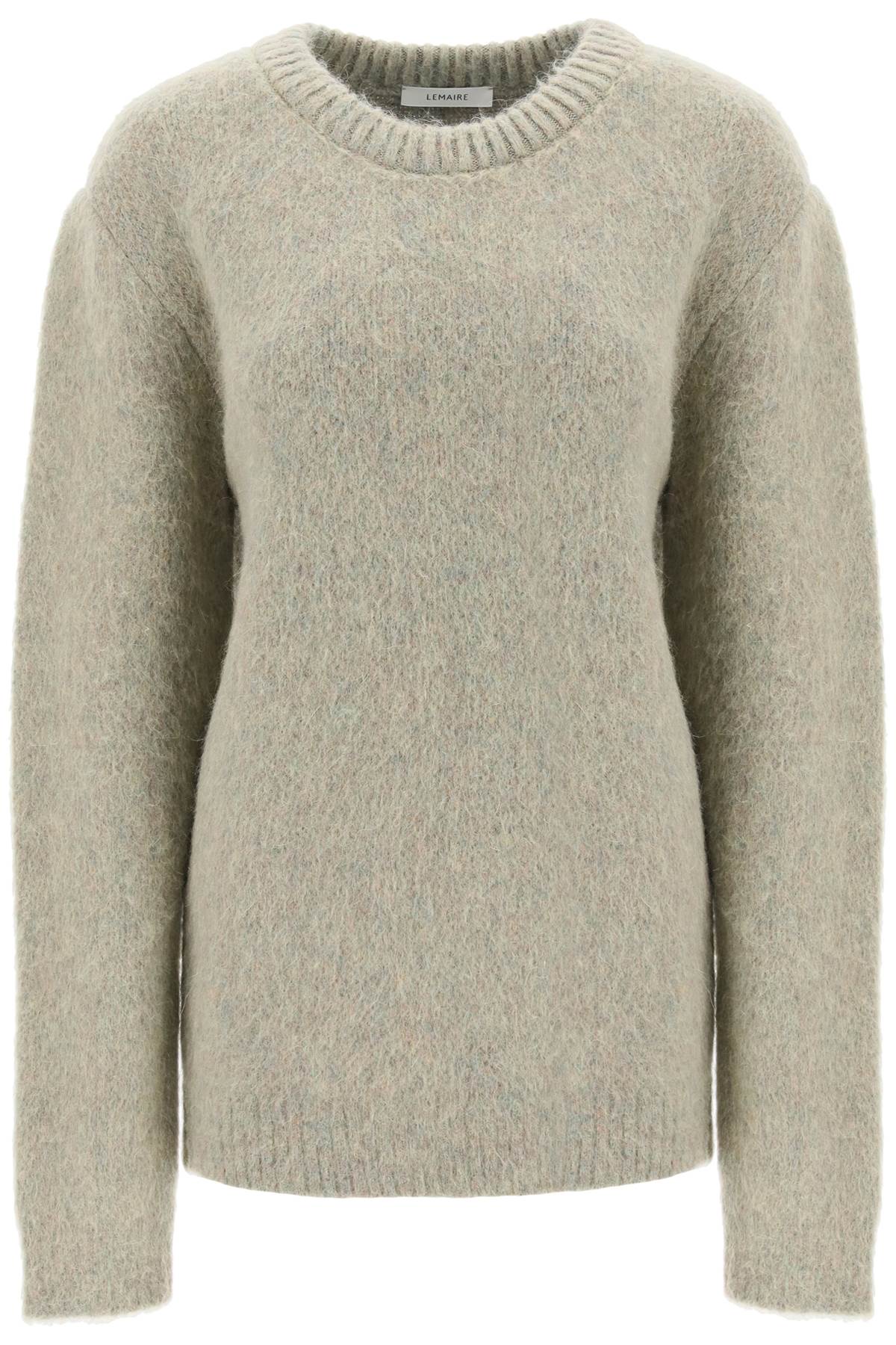 Lemaire sweater in melange-effect brushed yarn