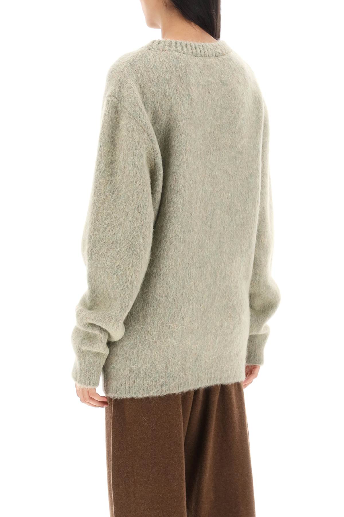 Lemaire sweater in melange-effect brushed yarn