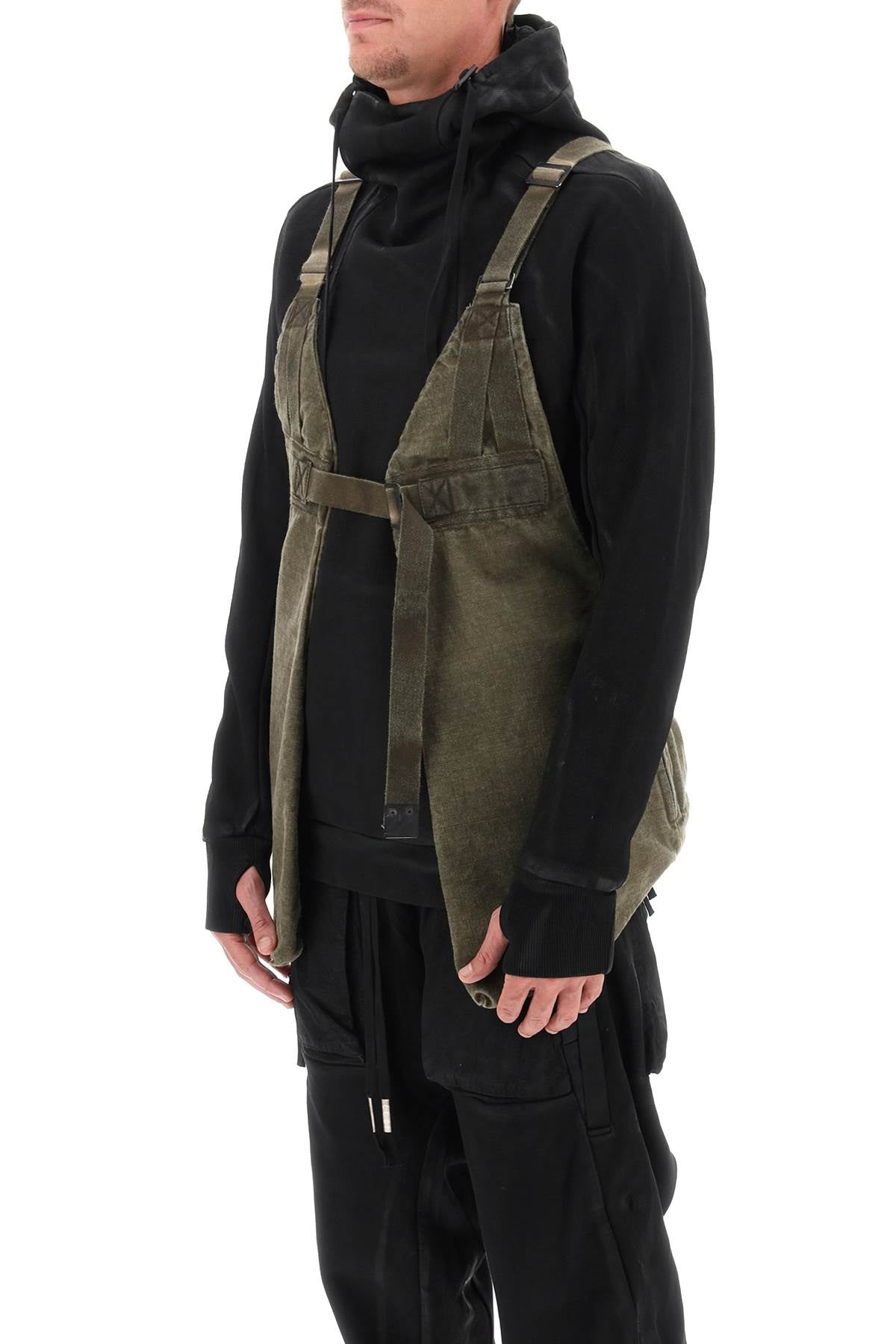 Boris bidjan saberi resin dyed cotton vest