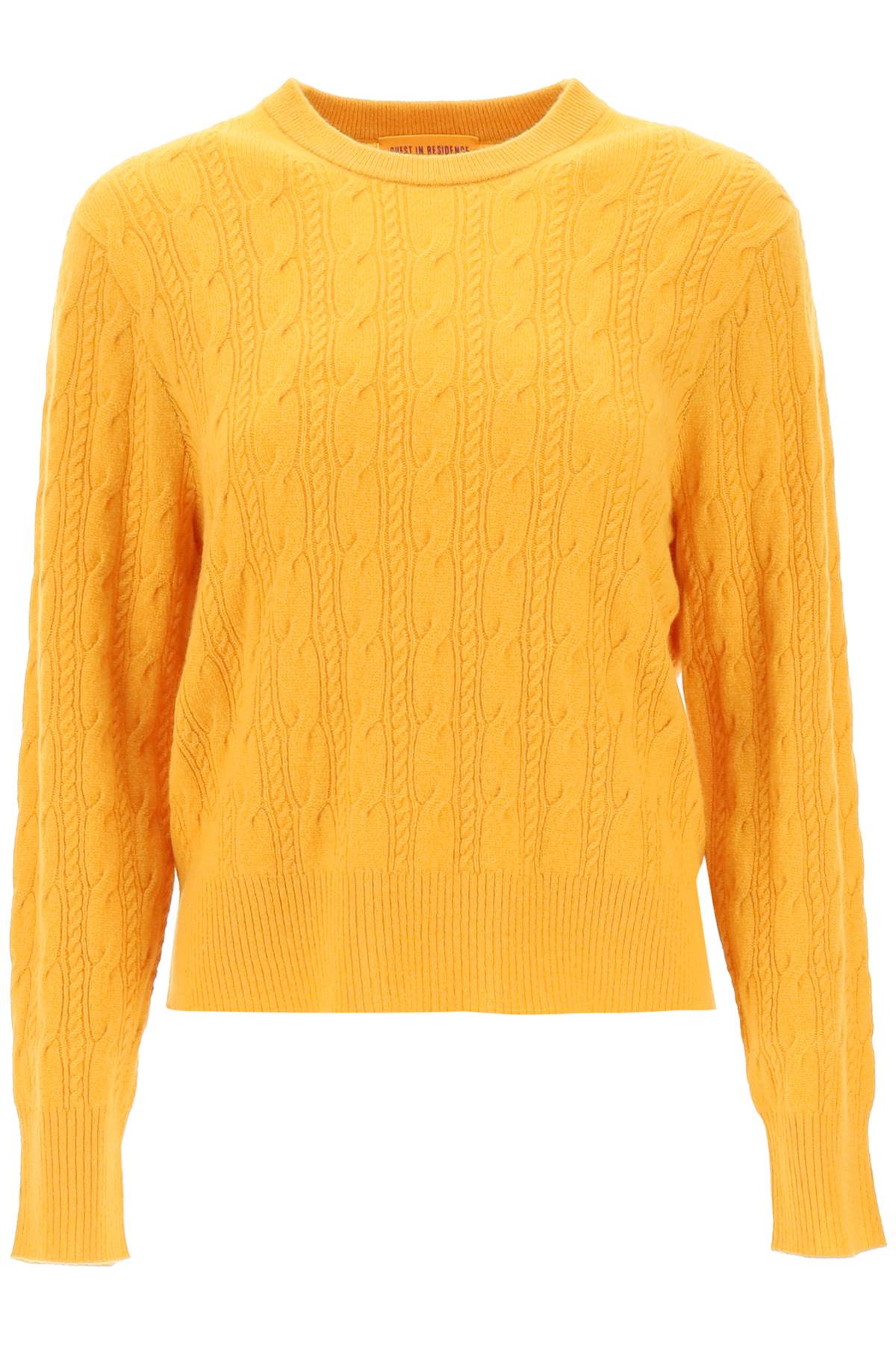 Guest in residence twin cable cashmere sweater