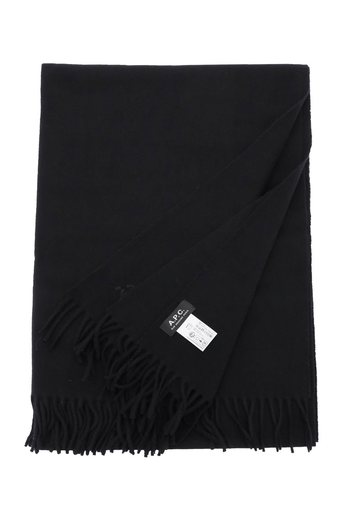 A.p.c. alix brodée wool scarf