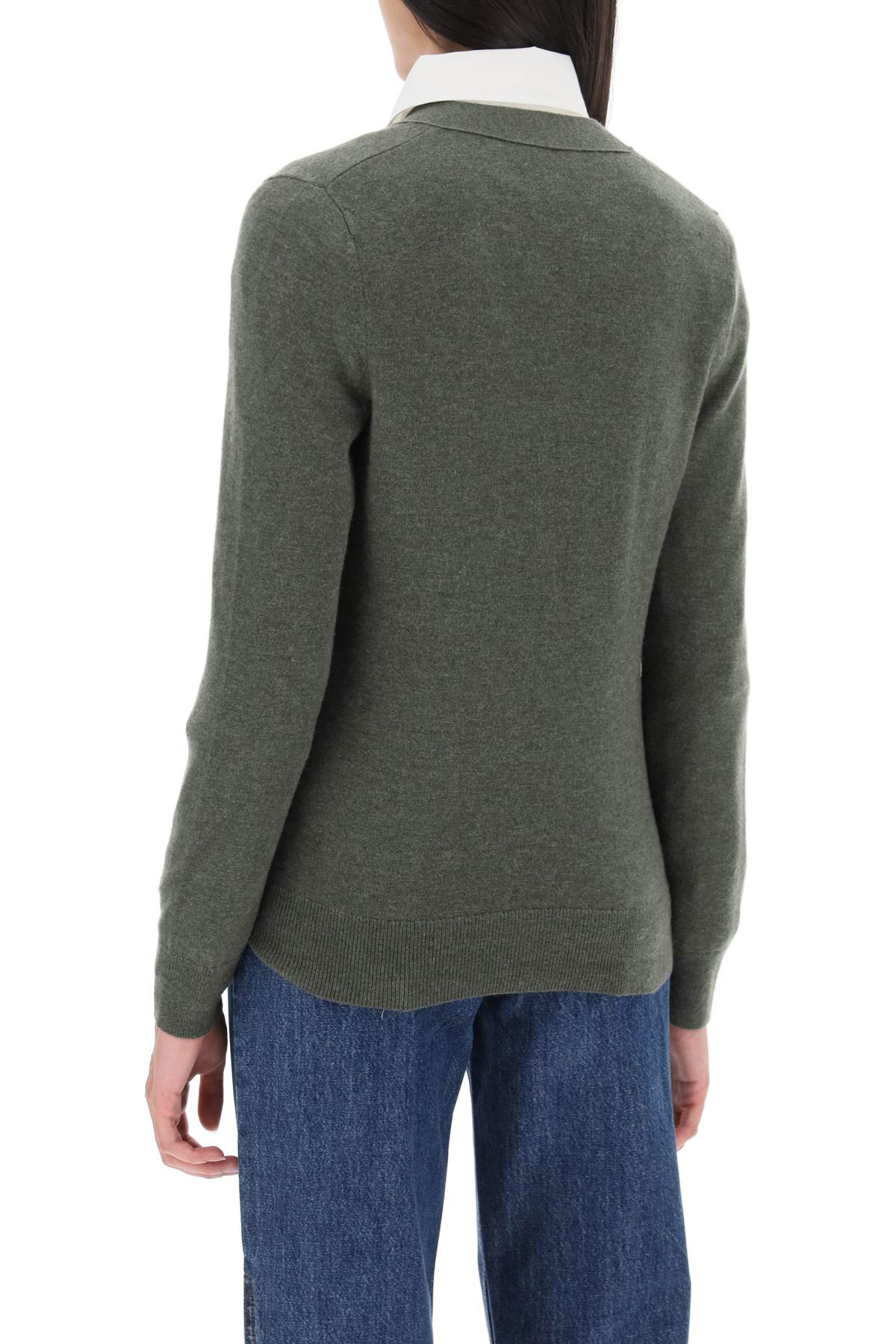 A.p.c. 'louisa' cardigan in virgin wool