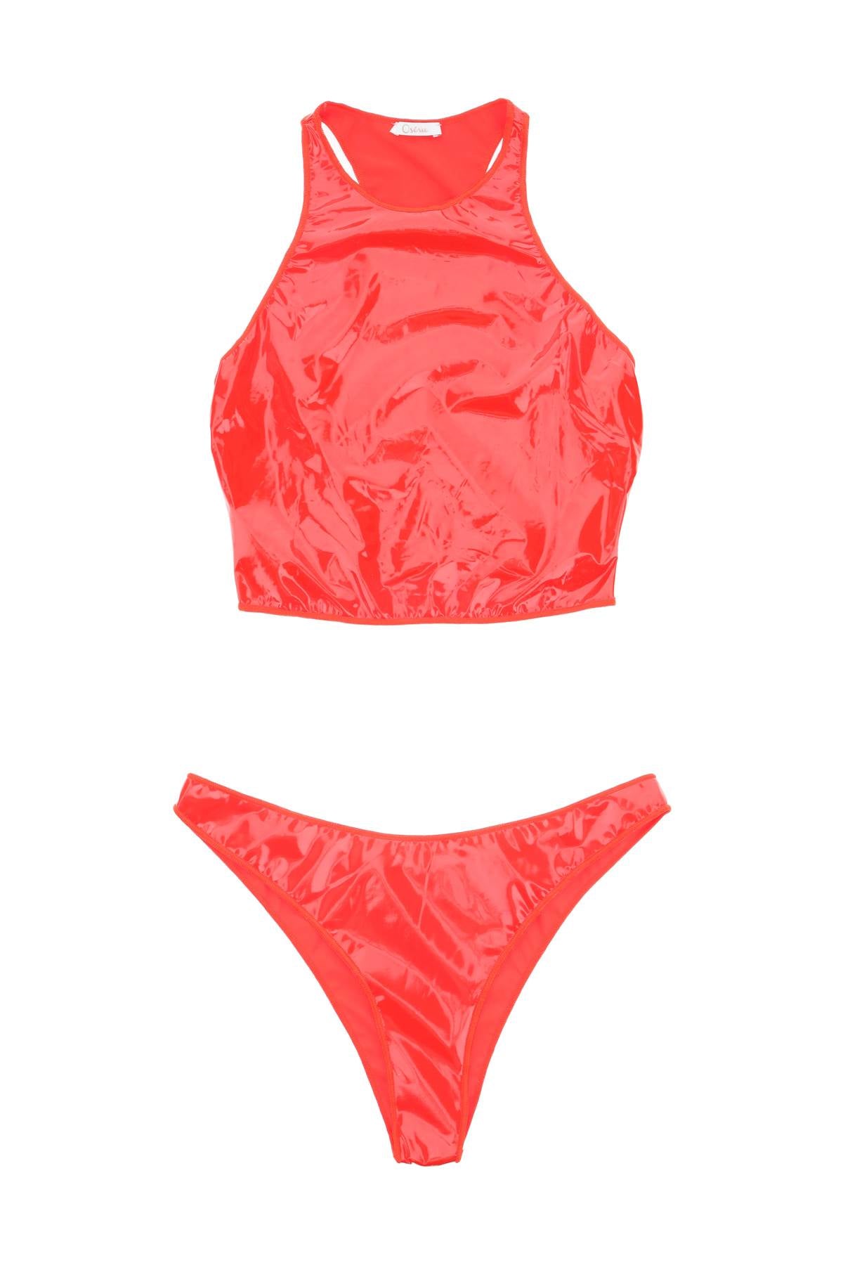 Oséree latex bikini set