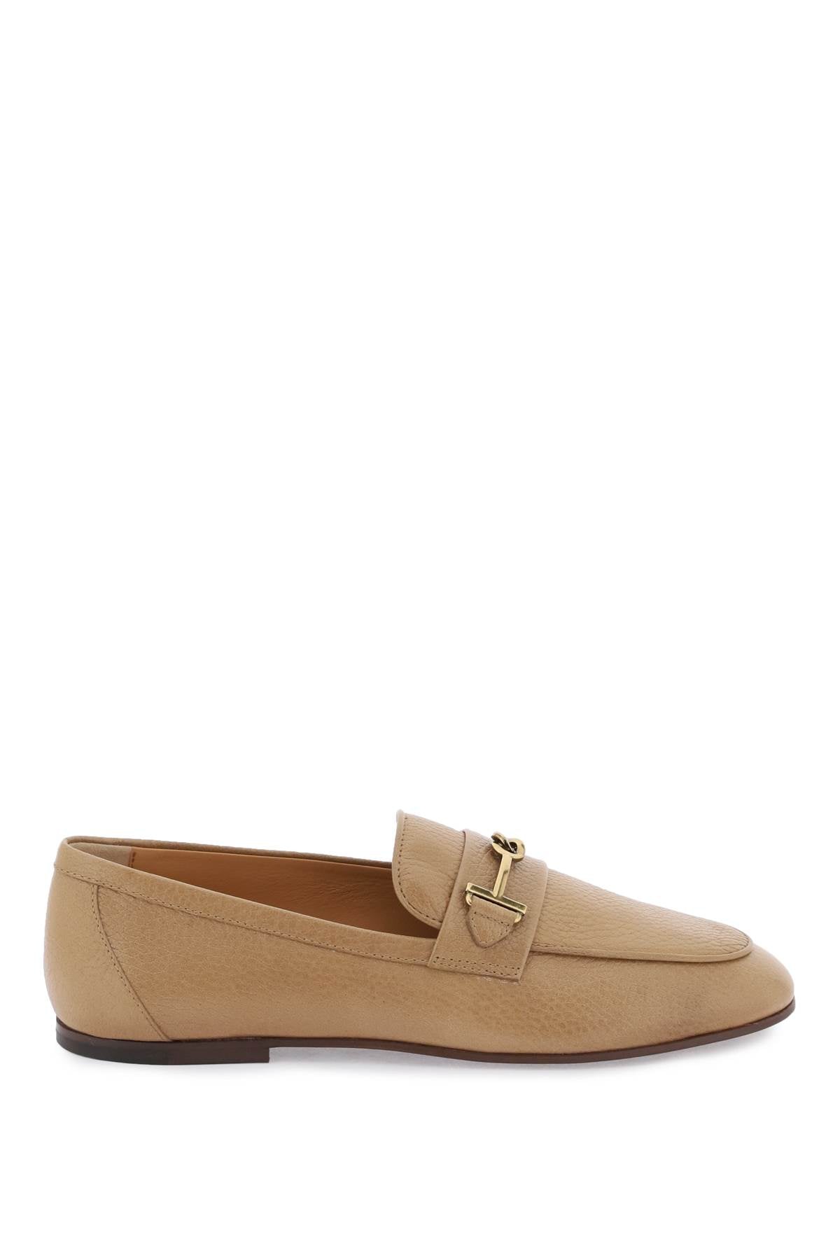 Tod's leather loafers with bow